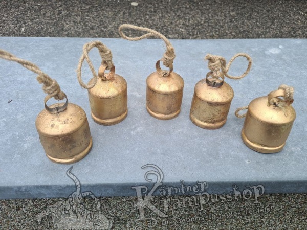 Urige Rohrglocke Antik am Strick Abverkauf