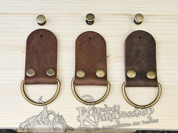 Gürtelschlaufen Set Antik Hell