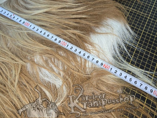 Ziegenfelle Langhaar Hellbraun