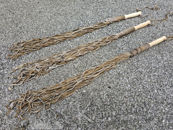 Lederpeitsche in Braun