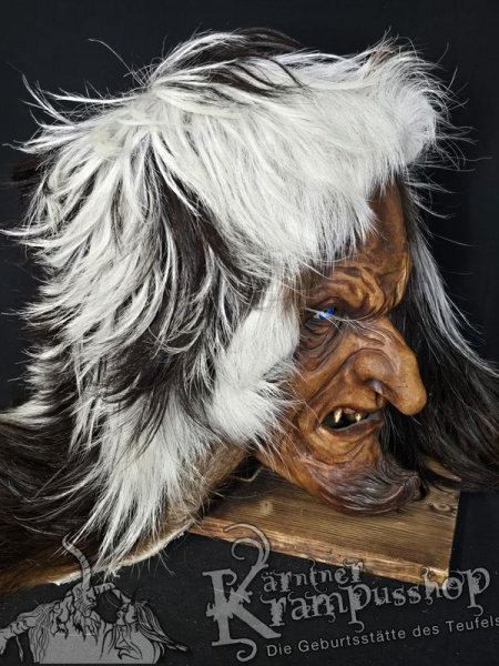 Langhaar Kopffelle Scheckig Dunkel