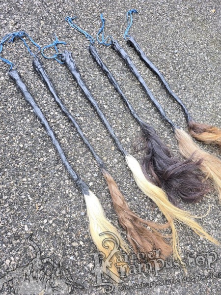 Latex Kuhschweife Farbe SCHWARZ