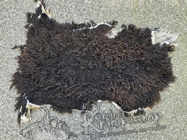 Schaffelle Kurzhaar Dunkelbraun