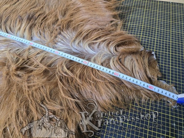 Ziegenfelle Langhaar Fuchsbraun