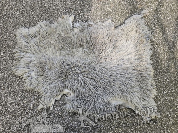 Schaffelle Kurzhaar Weiss Abgeschwärzt (Grau)