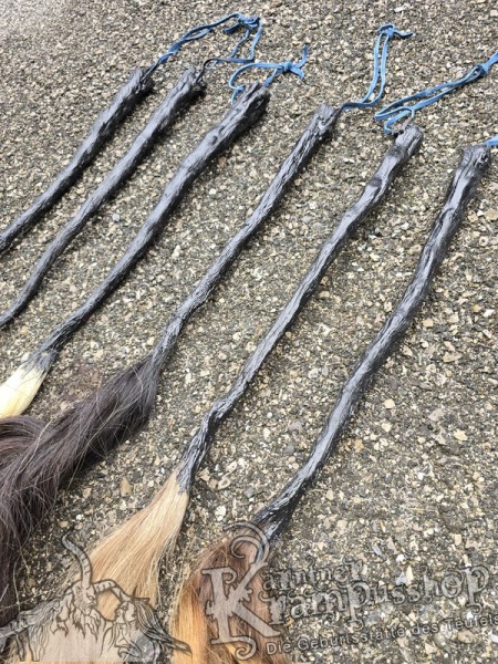 Latex Kuhschweife Farbe SCHWARZ