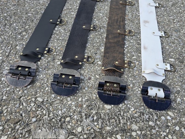 Krampusgürtel mit *LASCHEN* 11cm BREIT