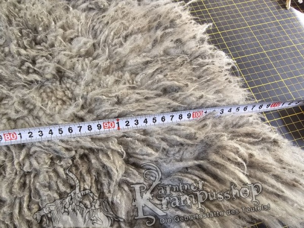 Schaffelle Kurzhaar Weiss Abgeschwärzt (Grau)