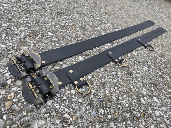 KINDER Krampusgürtel 6cm BREIT SCHWARZ