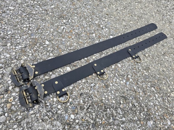 KINDER Krampusgürtel 6cm BREIT SCHWARZ