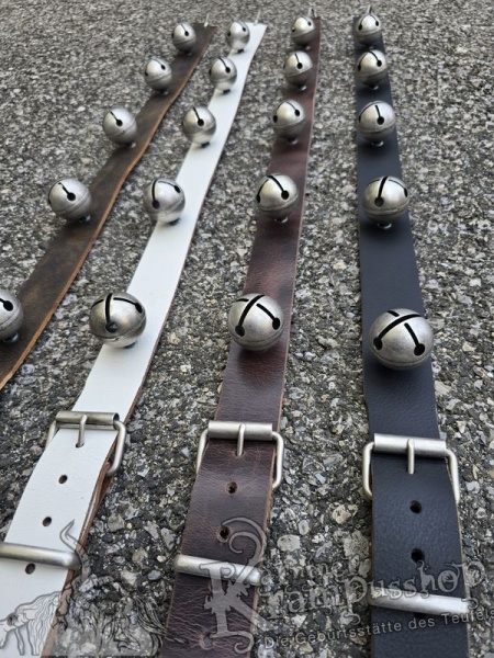 Schellen Querriemen SILBER - Hosenträger 40mm