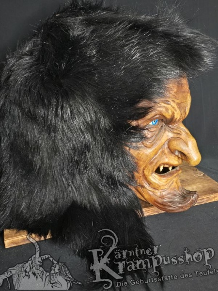 Kurzhaar Kopffell Schwarz Gefärbt B-Ware