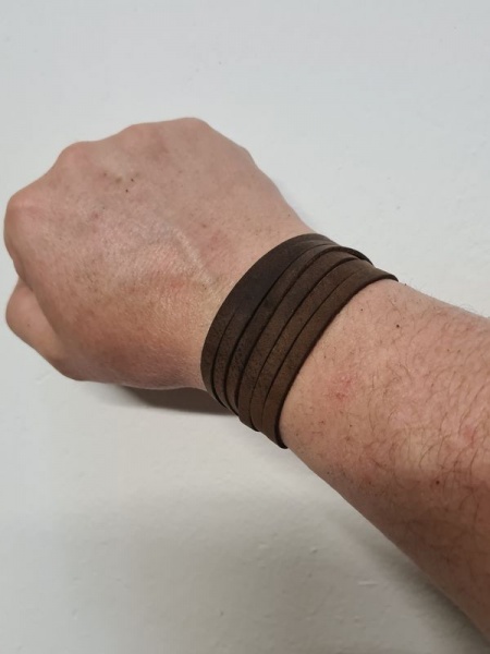 Leder Wickel Armband