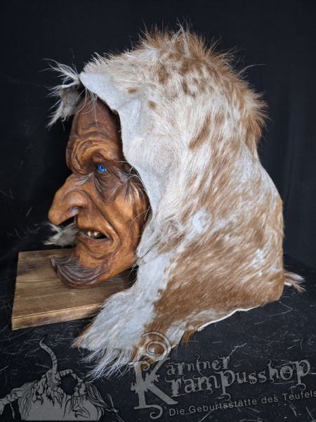 Kopffell Genäht HELLBRAUN RASSIERT