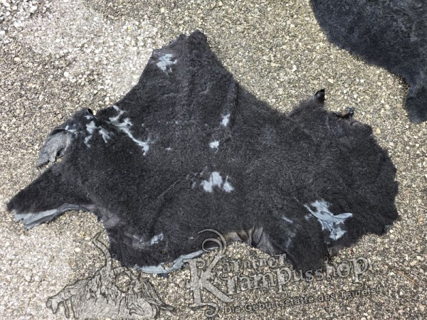 Lammfelle Kurz Schwarz Gefärbt