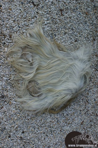 Kopffelle genäht Gross Weiss Naturgewachsen