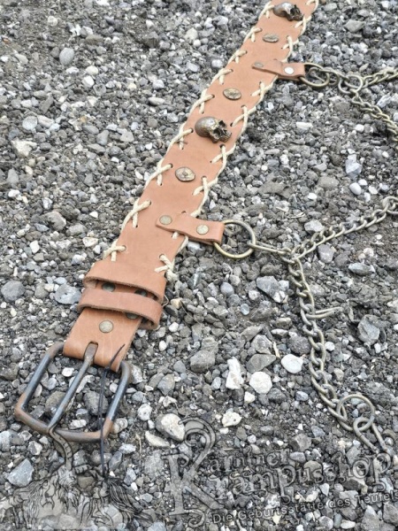 Gürtel Braun abgeflechtet