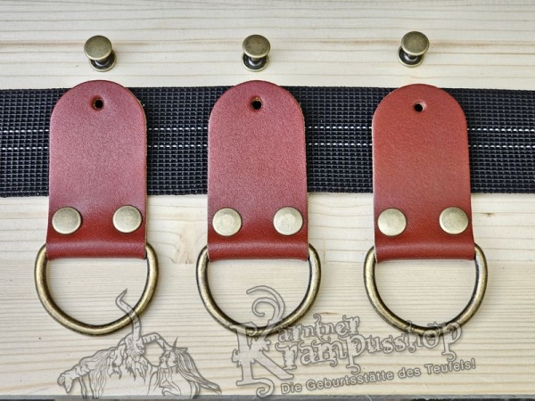 Gürtelschlaufen Set Rot