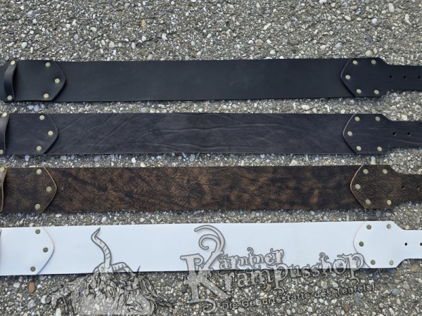 ÜBERLÄNGEN Krampusgürtel 11cm BREIT