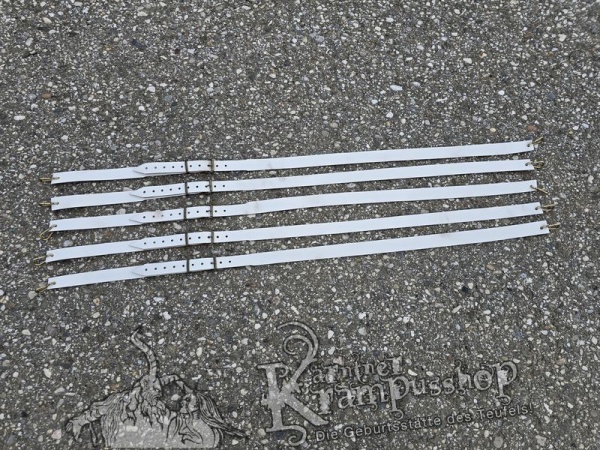 Querriemen & Hosenträger 30mm WEISS