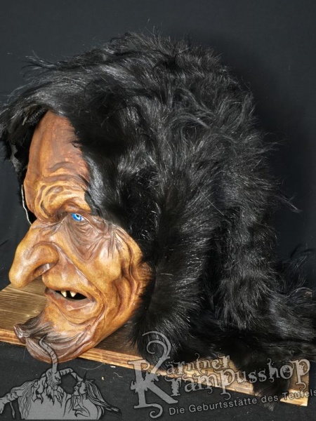 Kurzhaar Kopffell Schwarz Gefärbt B-Ware