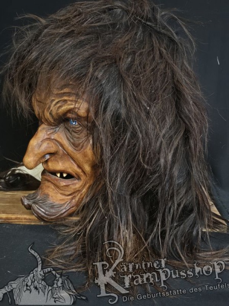 Langhaar Kopffell Naturbraun