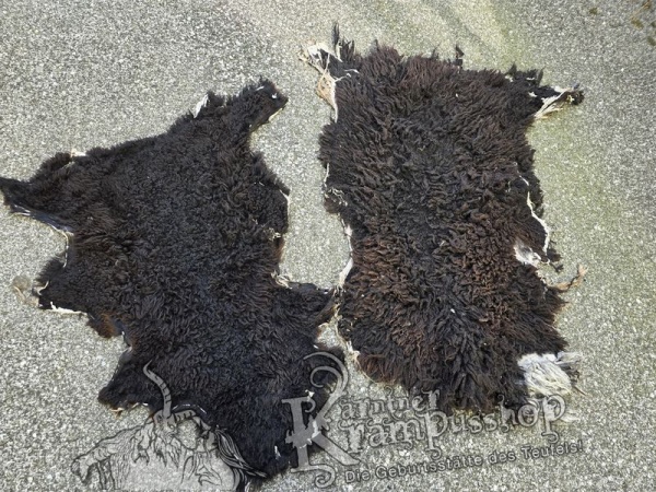 Schaffelle Kurzhaar Dunkelbraun