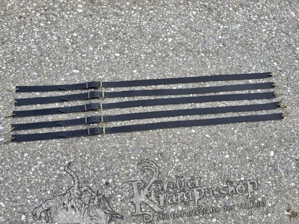 Querriemen & Hosenträger 30mm SCHWARZ