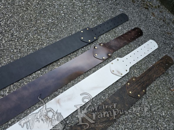 ÜBERLÄNGEN Krampusgürtel 13cm BREIT