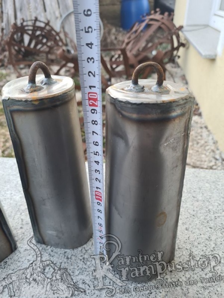 Stahlblech Rohrglocke Urig Rostig Kurz