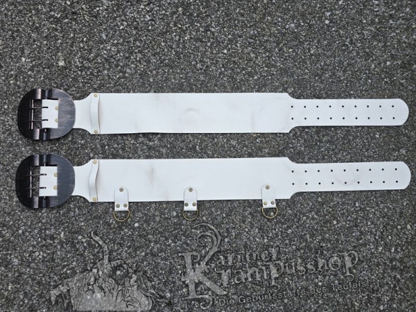 Weisser Krampusgürtel 13cm BREIT