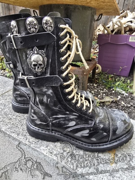 Krampusstiefel Springerstiefel 14 Loch