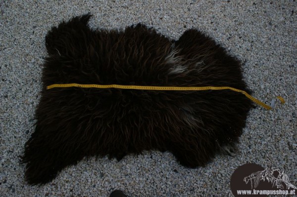 Schaf Langhaar Dunkelbraun Schwarzbraun