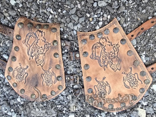 1 Paar Handgamaschen Geprägt Abverkauf