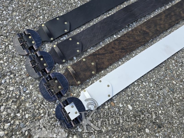 ÜBERLÄNGEN Krampusgürtel 11cm BREIT