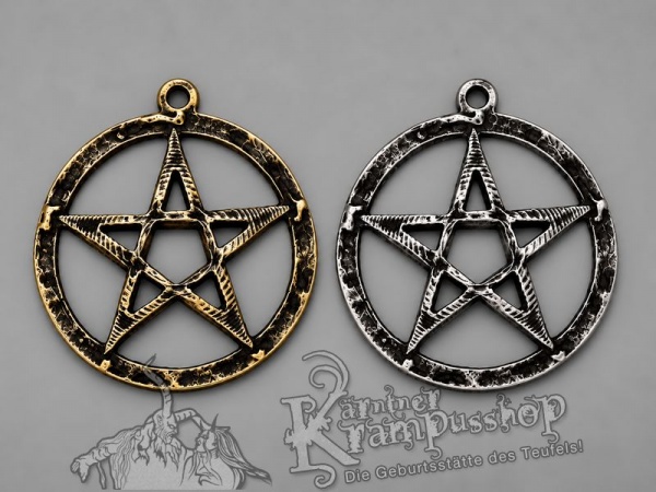 Anhänger Pentagram 70x70