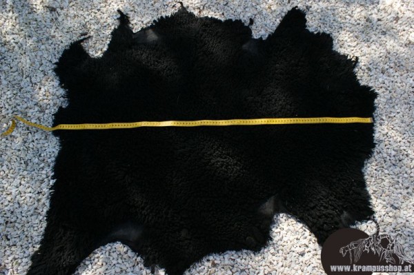 Schaffelle Kurz Schwarz Gefärbt