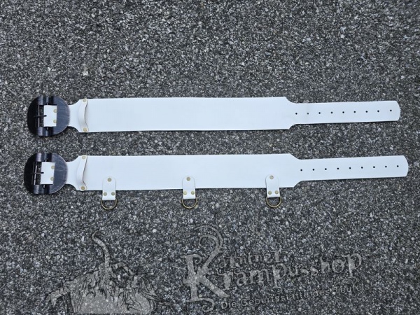 Weisser Krampusgürtel 11cm BREIT
