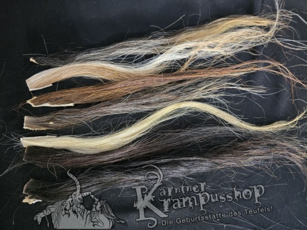 Zugeschnittene Pferdeschweif Strähnen Gemischt