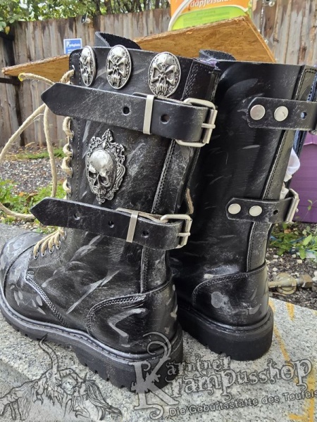 Krampusstiefel Springerstiefel 14 Loch