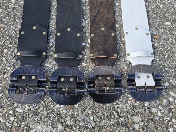 ÜBERLÄNGEN Krampusgürtel 11cm BREIT