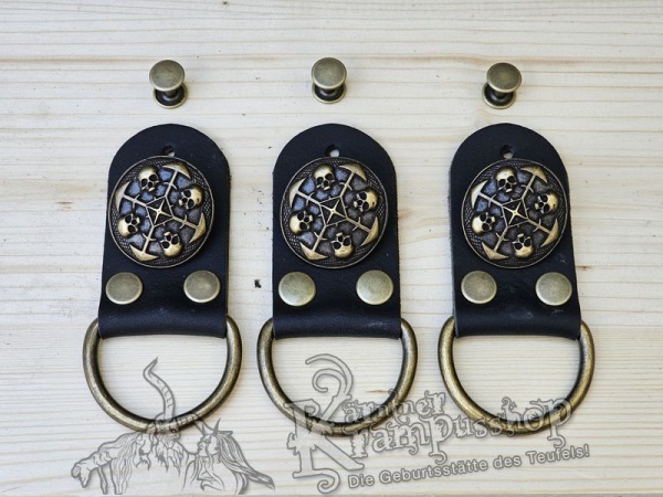 Gürtelschlaufen Set mit Zierniete