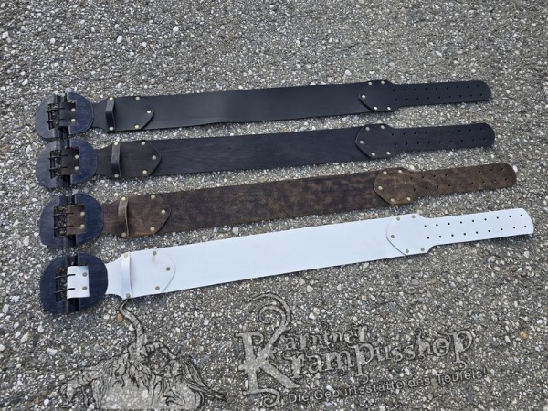 ÜBERLÄNGEN Krampusgürtel 13cm BREIT