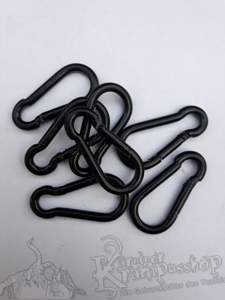 5mm Karabiner Schwarz