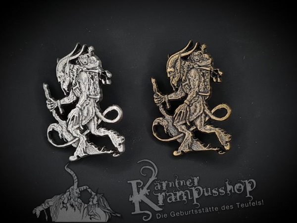 Zierniete KRAMPUS mit Korb 30x40