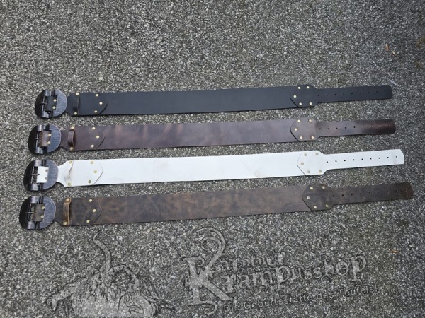 ÜBERLÄNGEN Krampusgürtel 13cm BREIT