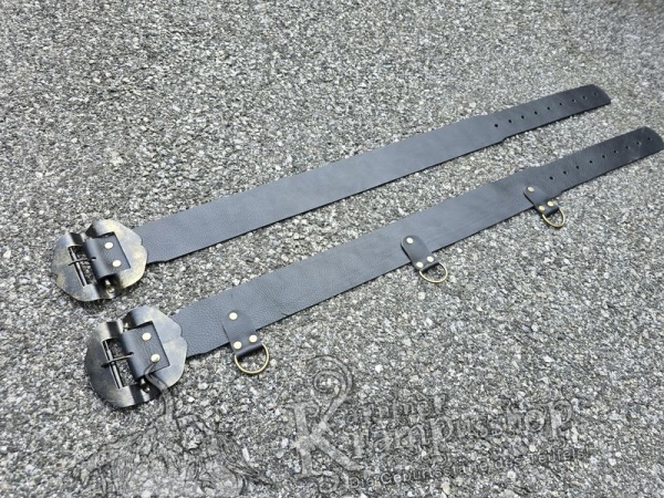 Schwarzer Krampusgürtel 8cm BREIT