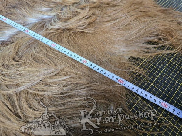 Ziegenfelle Langhaar Fuchsbraun