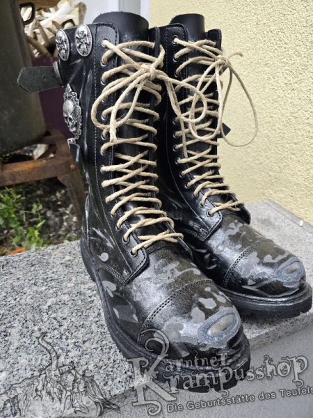 Krampusstiefel Springerstiefel 14 Loch