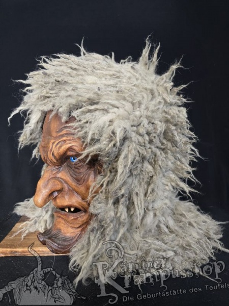 Kopffell URIG SCHAF GRAU / DRECKIG WEISS